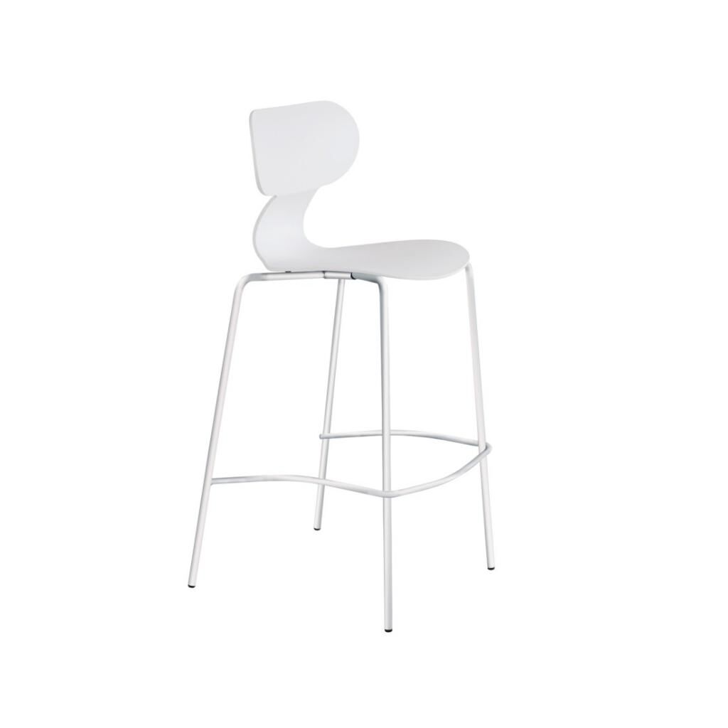 Yugo-S Bar Beyaz - Beyaz Bar Sandalyesi PPT1669