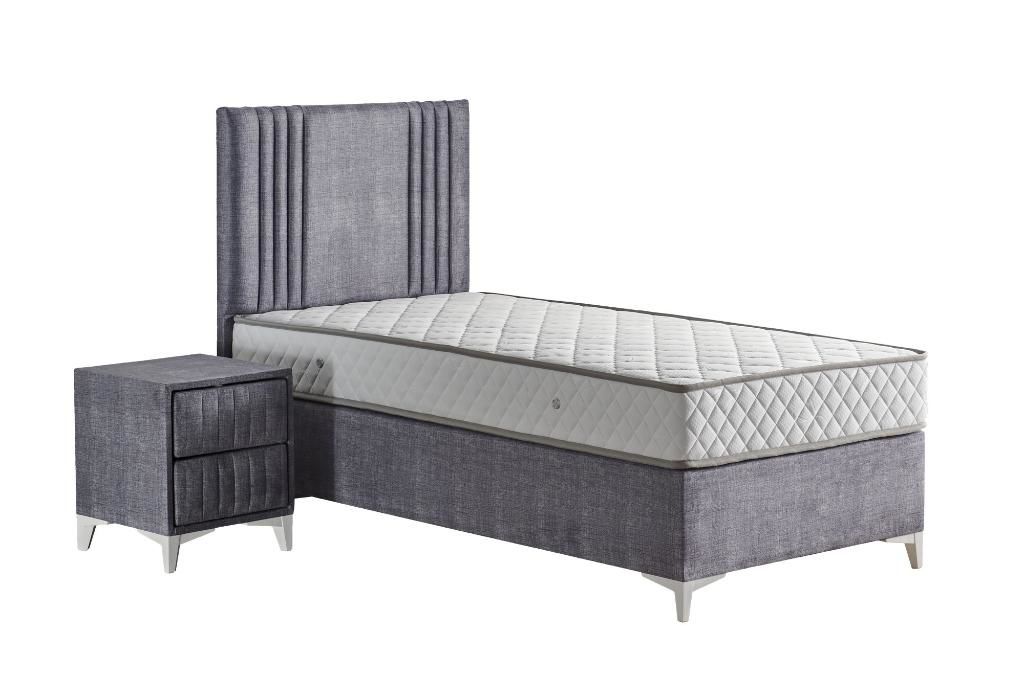 Delta 100x200 Tek Kişilik Yatak, Baza, Başlık Seti MYB1318