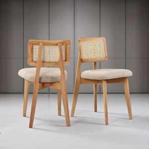 Begüm Yuvarlak Masa & Yonca Hasır Sandalye Takımı HDR1206