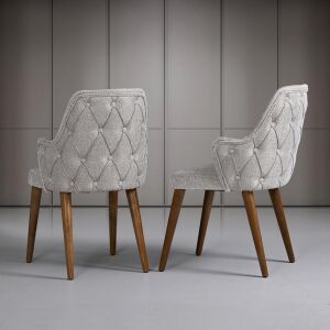 Elkamet Ceviz Masa & Damla Sandalye Takımı HDR1217