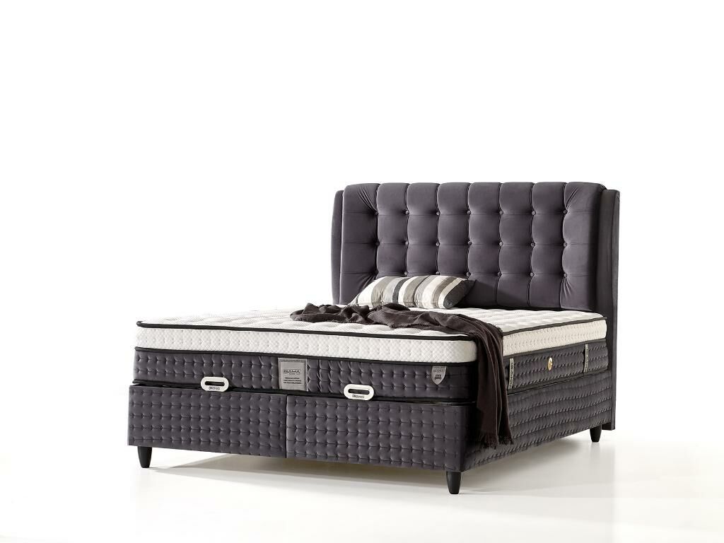 MD Prime 200x200 Çift Kişilik Yatak, Baza, Başlık Seti GM165