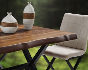 Kütük Masa & Mono Sandalye Takımı HDR1244