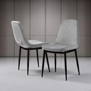 Güneş Antrasit Masa & Peri Sandalye Takımı HDR1256