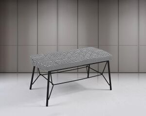 Vegas Siyah Mermer Masa & Gözde Siyah Benç Takımı Takımı HDR1273