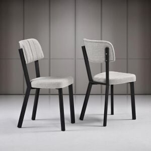 Vegas Siyah Mermer Masa & Ceyda Siyah Benç Takımı Takımı HDR1275