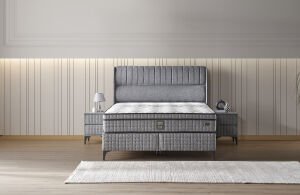 Victoria 150x200 Çift Kişilik Yatak, Baza, Başlık Seti