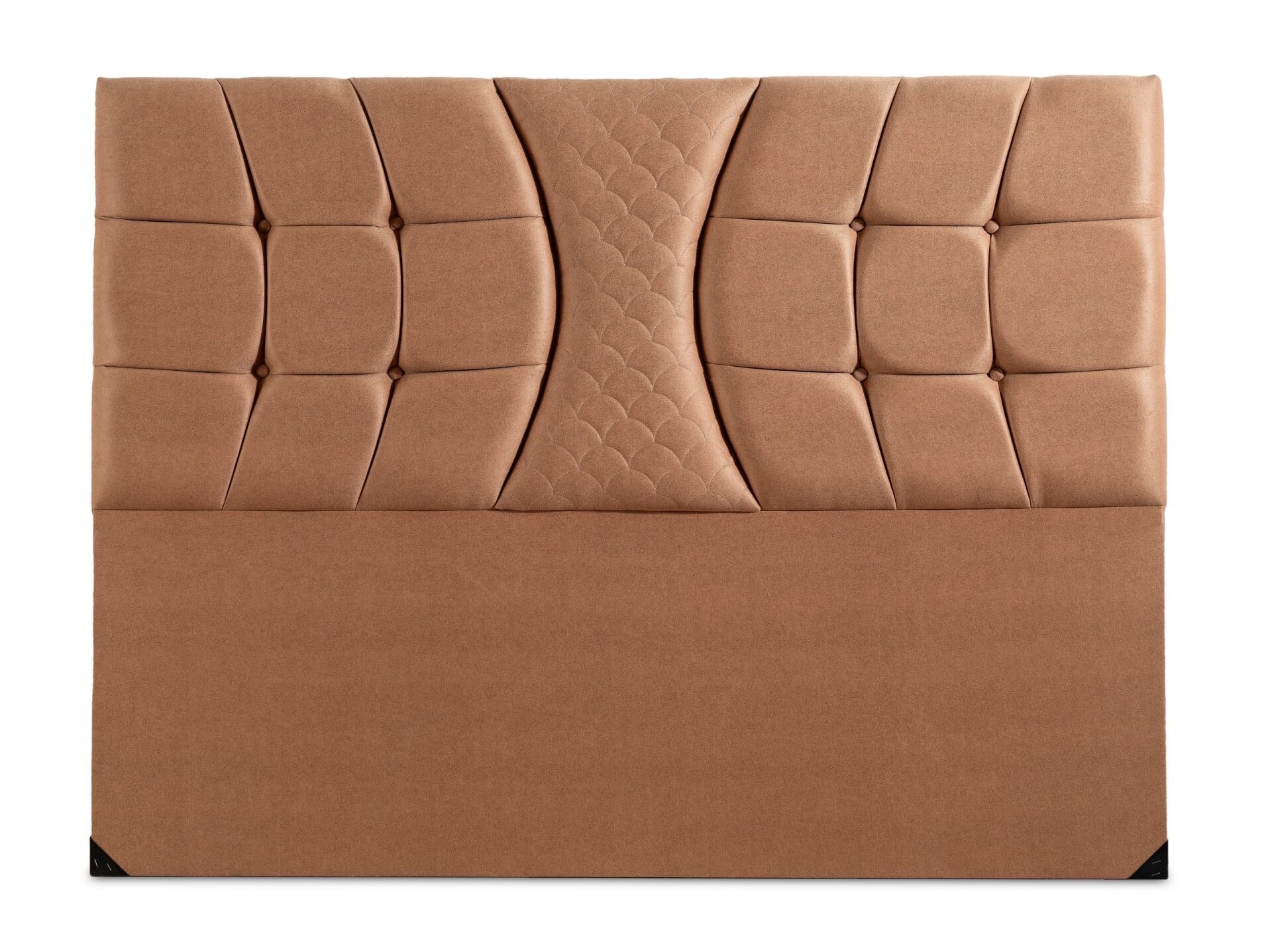 Kiamond Kahve 160 cm Çift Kişilik Baza Başlığı MBL1322