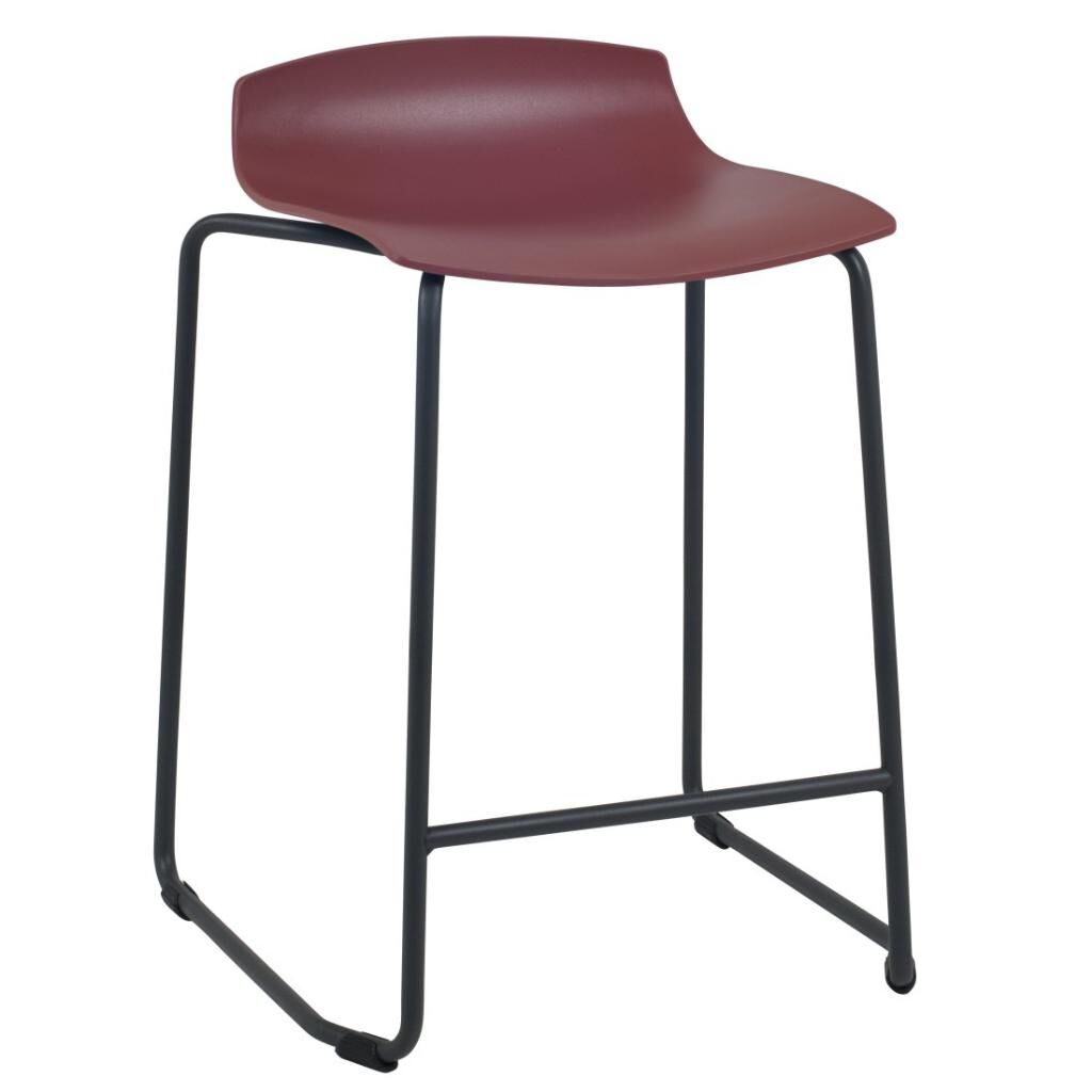 X-treme Sled Pro Koyu Kırmızı - Beyaz Bar Taburesi PPT1644