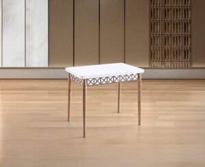 Büyüyen Masa Beyaz Mermer TN0645