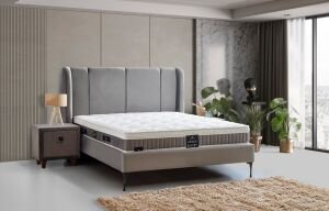 London 100x200 Tek Kişilik Yatak, Baza, Başlık Seti CP1031
