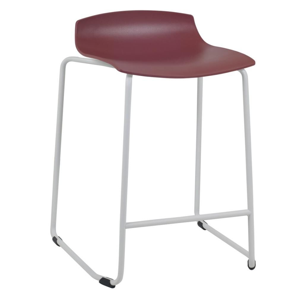 X-treme Sled Pro Koyu Kırmızı - Beyaz Bar Taburesi PPT1659