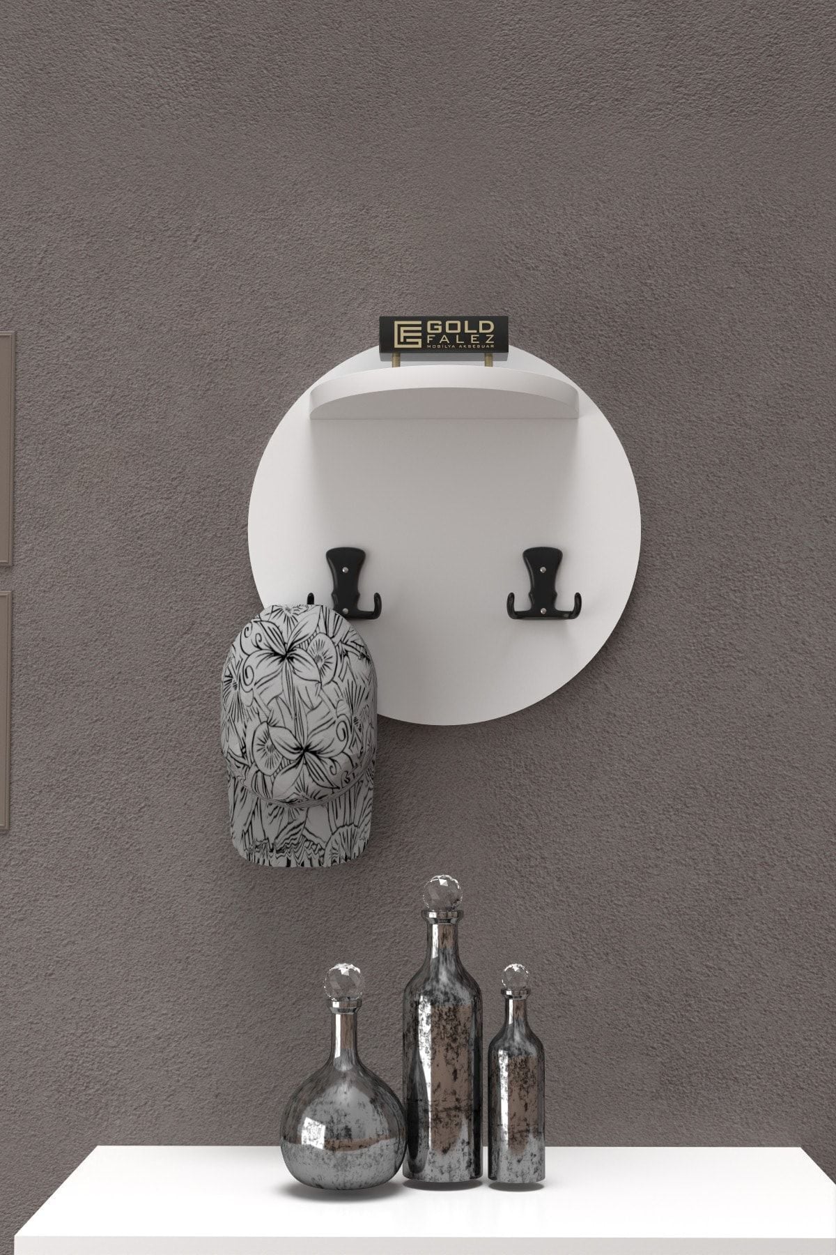 MD Wall Hanger White