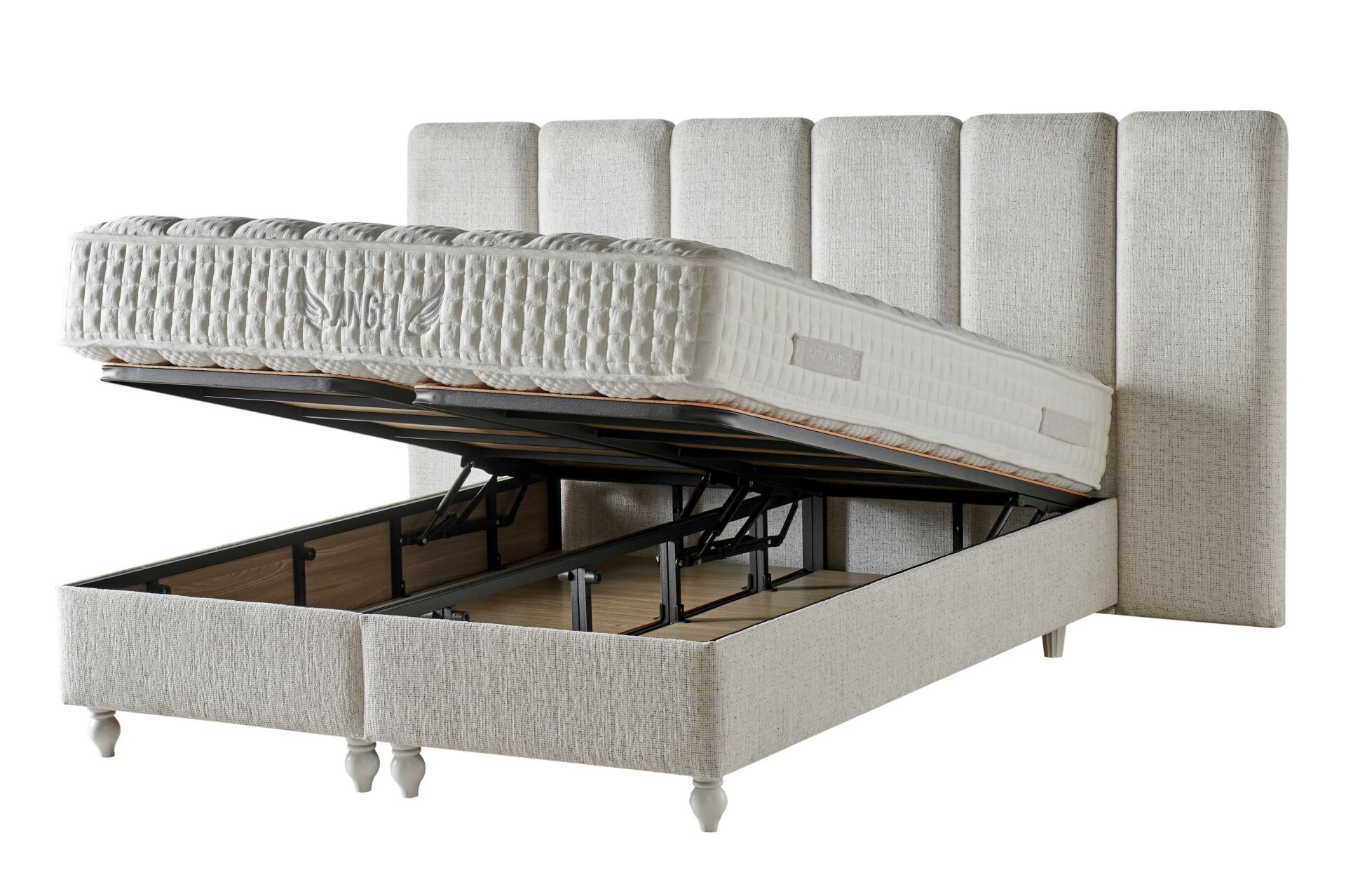 Angel Modern 140x190 Çift Kişilik Baza, Başlık Seti CB3409