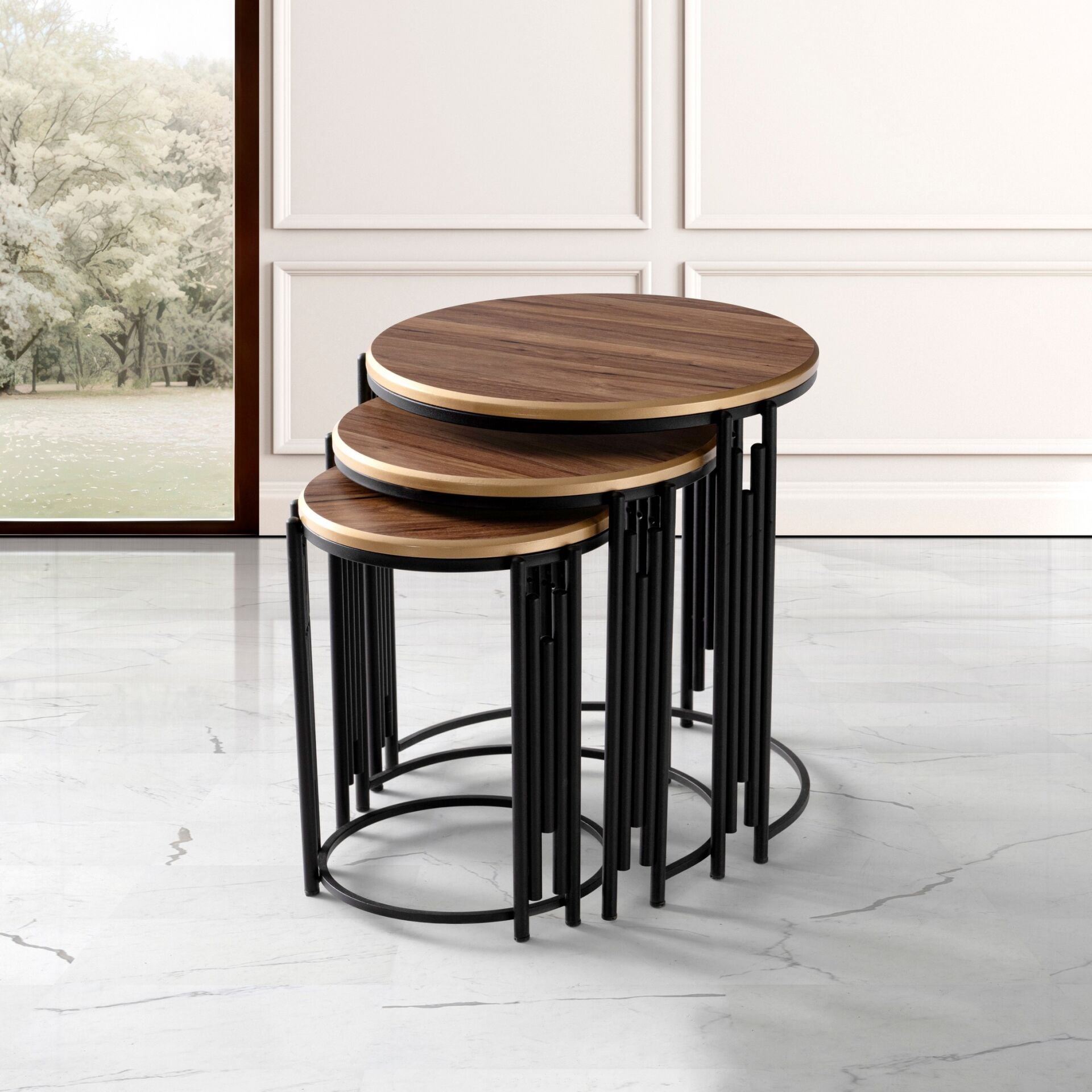 Piyano Zigon Sehpa Ceviz TN0663