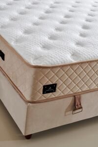 Lozan Plus 160x200 Çift Kişilik Yatak, Baza, Başlık Seti CP1032