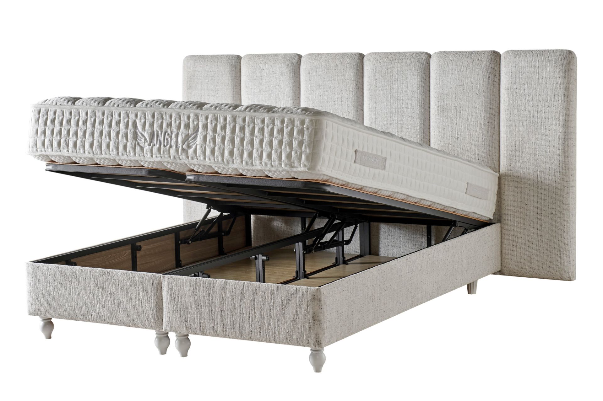 Angel Modern 200x200 Çift Kişilik Baza, Başlık Seti CB3409