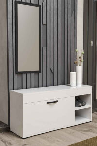 MD Ayakkabılık Dolabı Beyaz 90 cm