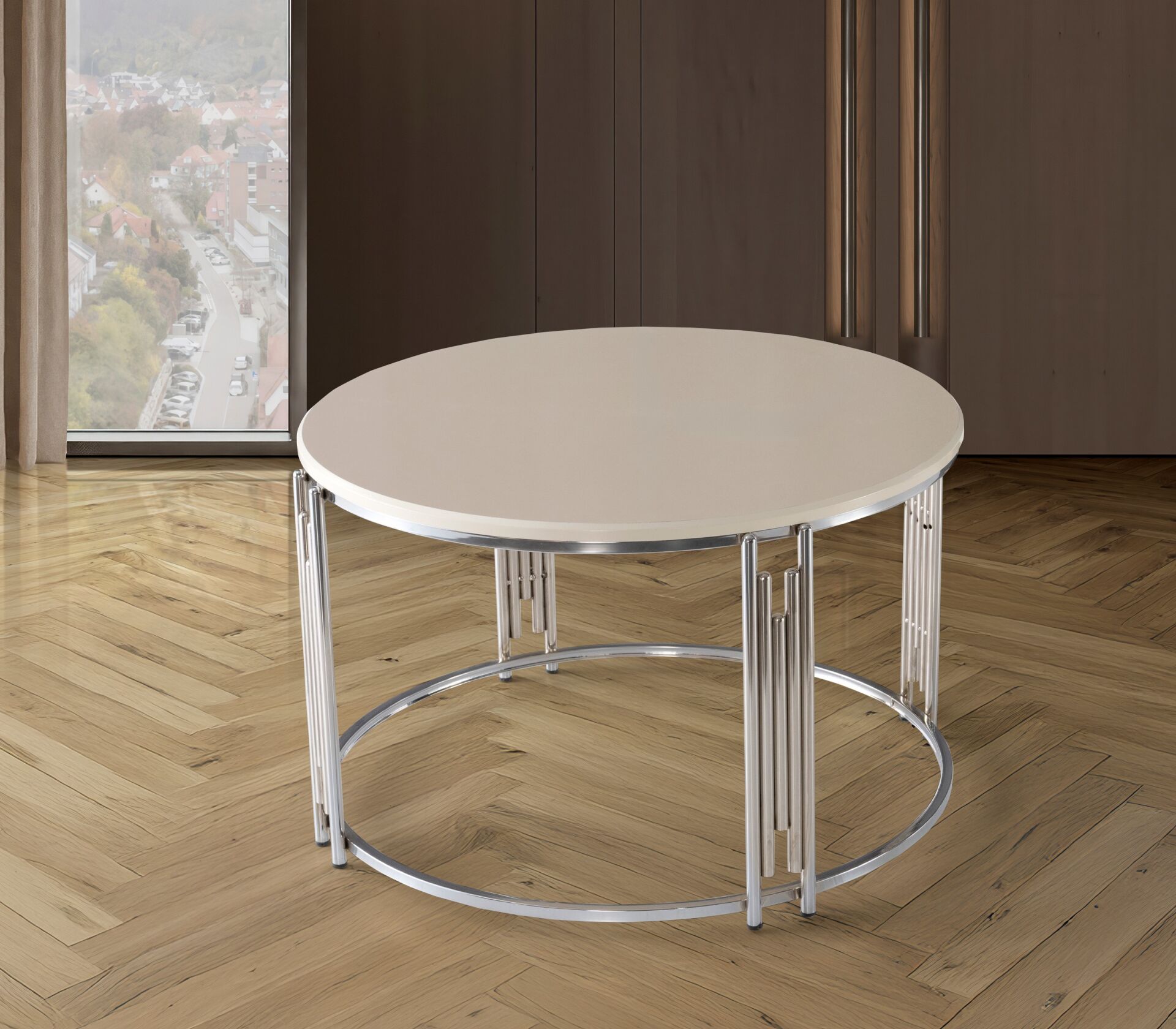 Piyano Orta Sehpa Krem TN0666