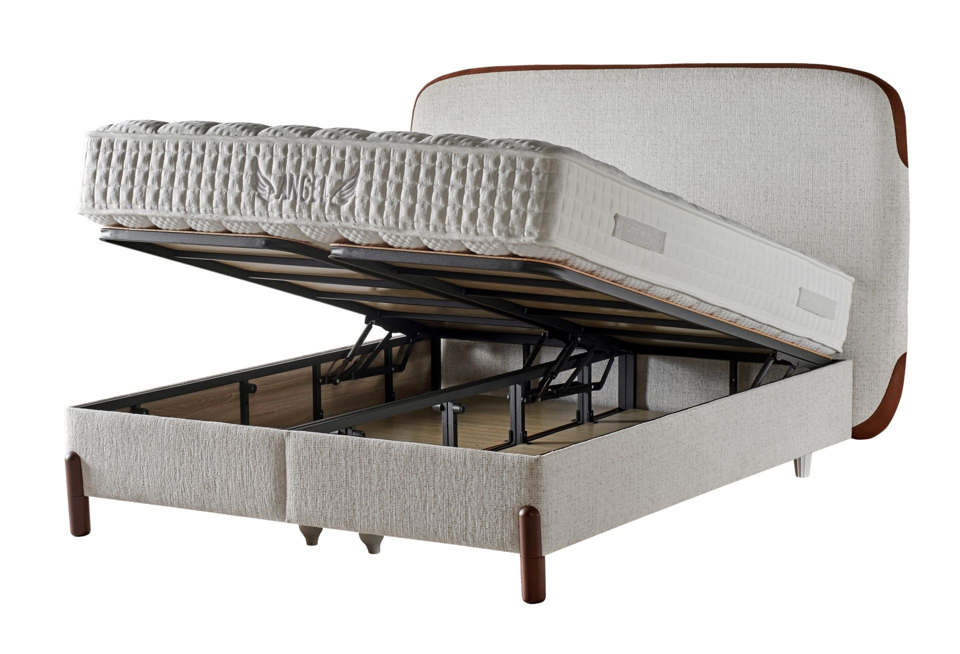 Angel Bohem 200x200 Çift Kişilik Baza, Başlık Seti CB3410