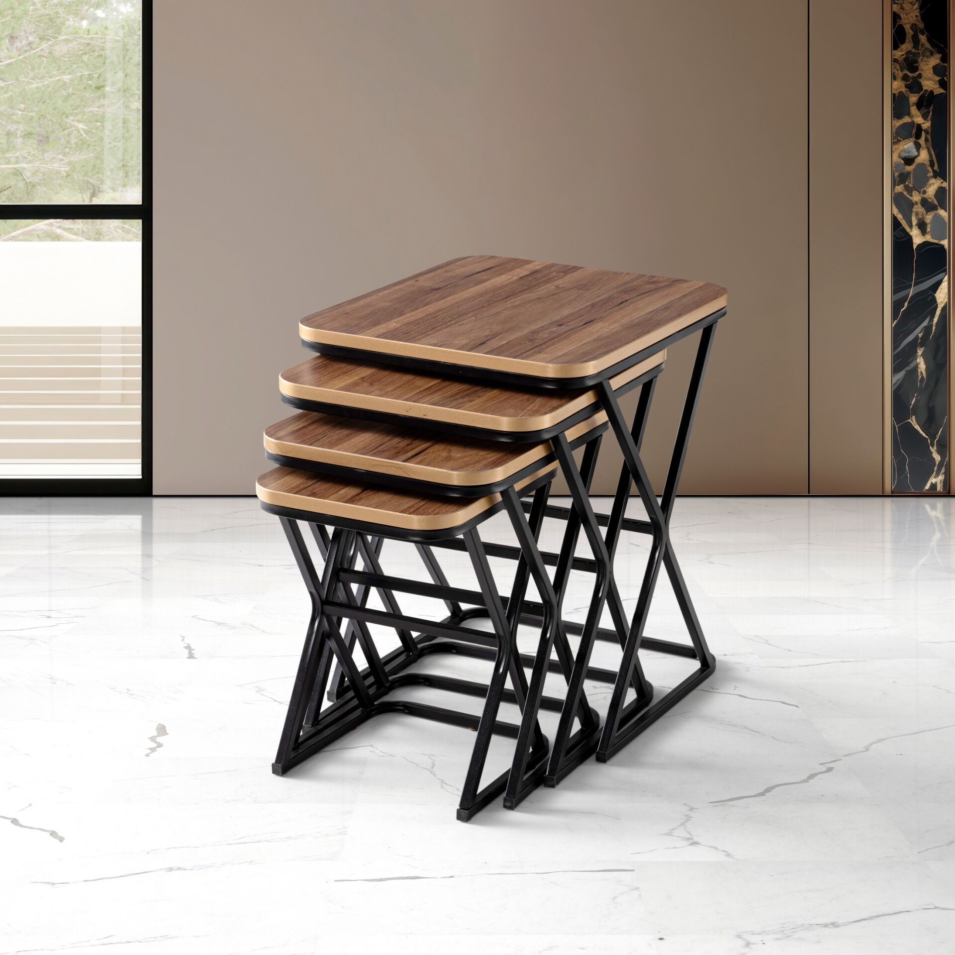 X Zigon Sehpa Ceviz TN0676