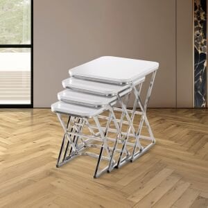 X Zigon Sehpa Beyaz TN0678