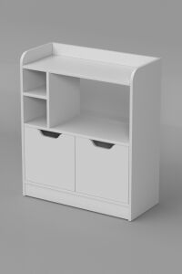 İlkal Çok Amaçlı Banyo Dolabı Beyaz 86 cm
