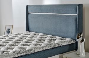 Aspendos Mavi 90x190 Tek Kişilik Baza, Başlık Seti CB3411
