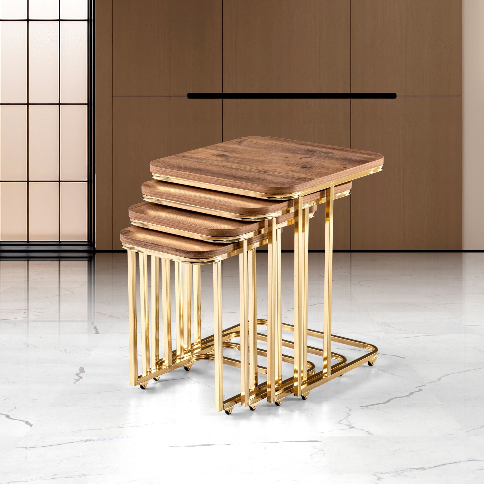 Venüs Zigon Sehpa Ceviz TN0683