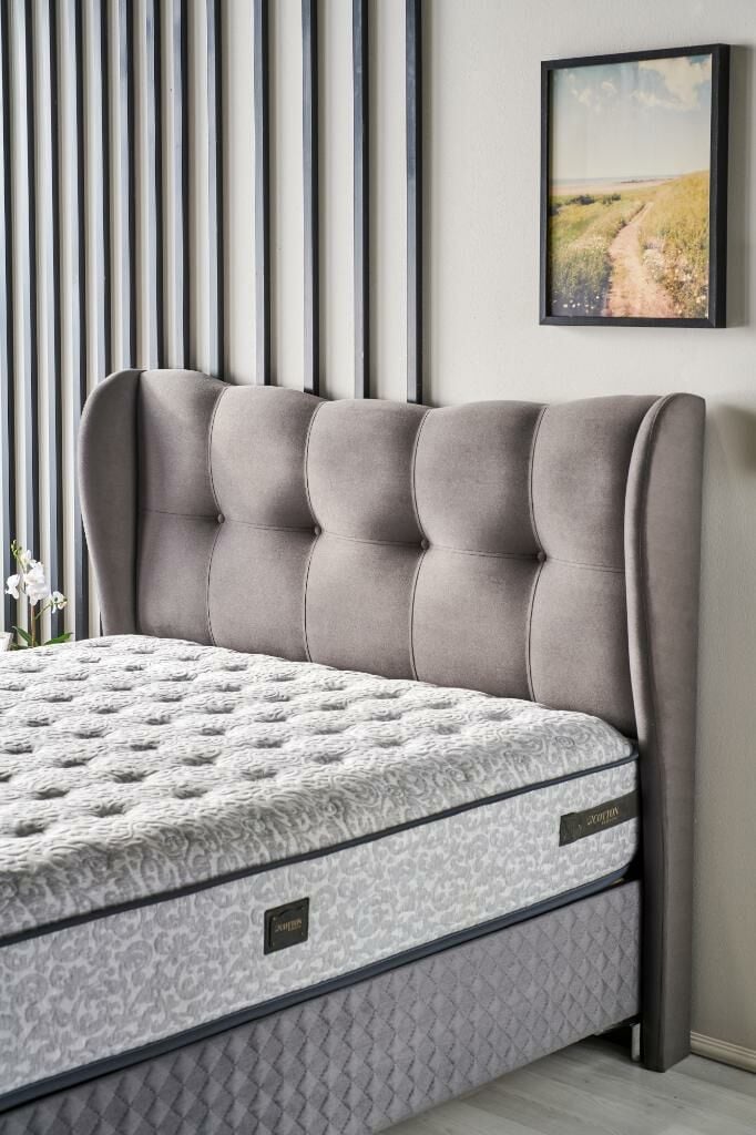 MD Viscomfort 120x200 Single Mattress, Divan Base, Headboard Set CB1315