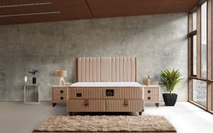 Siena 90x200 Tek Kişilik Yatak, Baza, Başlık Seti CP1035