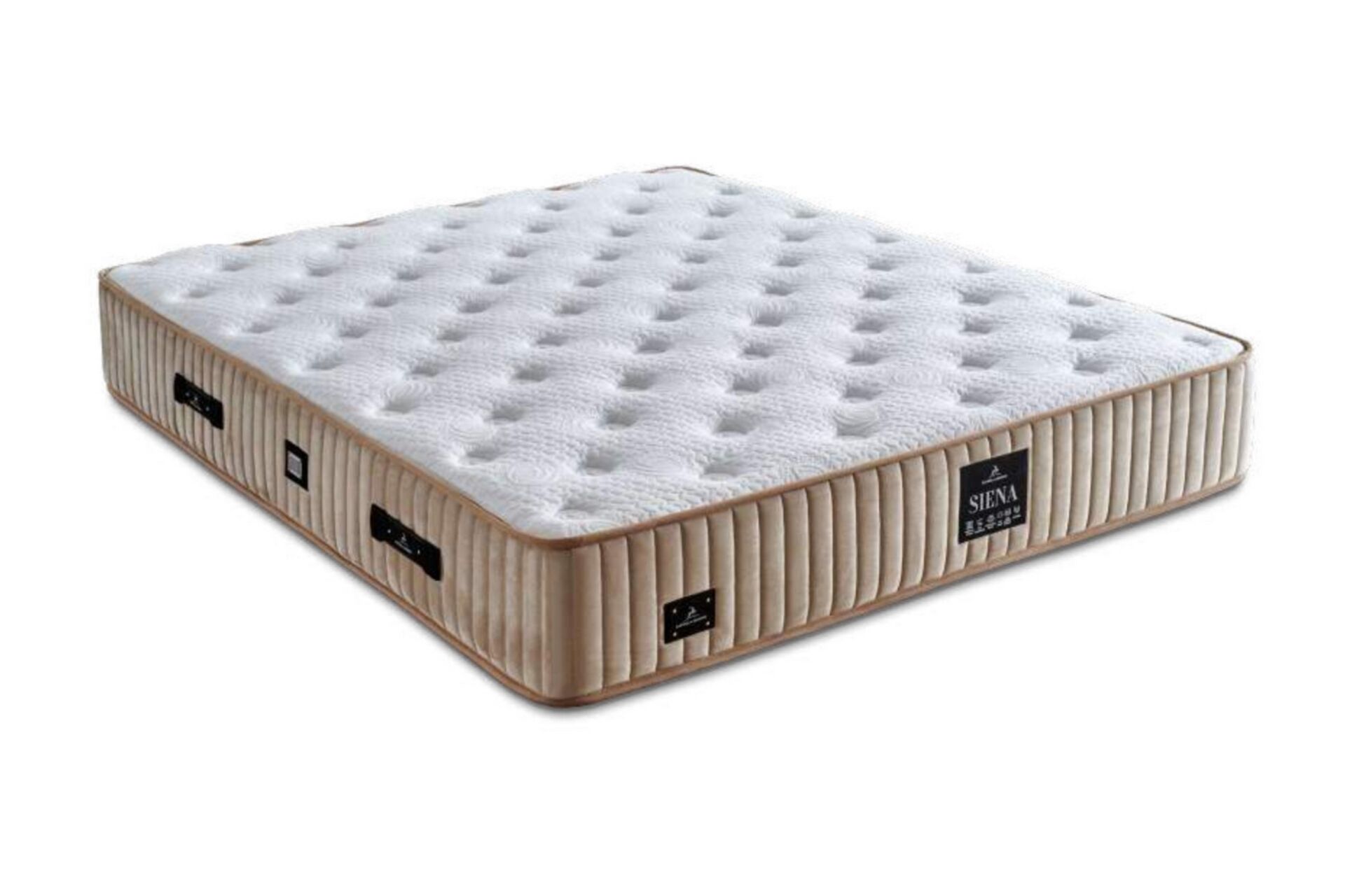 Siena 120x200 Single Mattress, Divan Base, Headboard Set CP1035