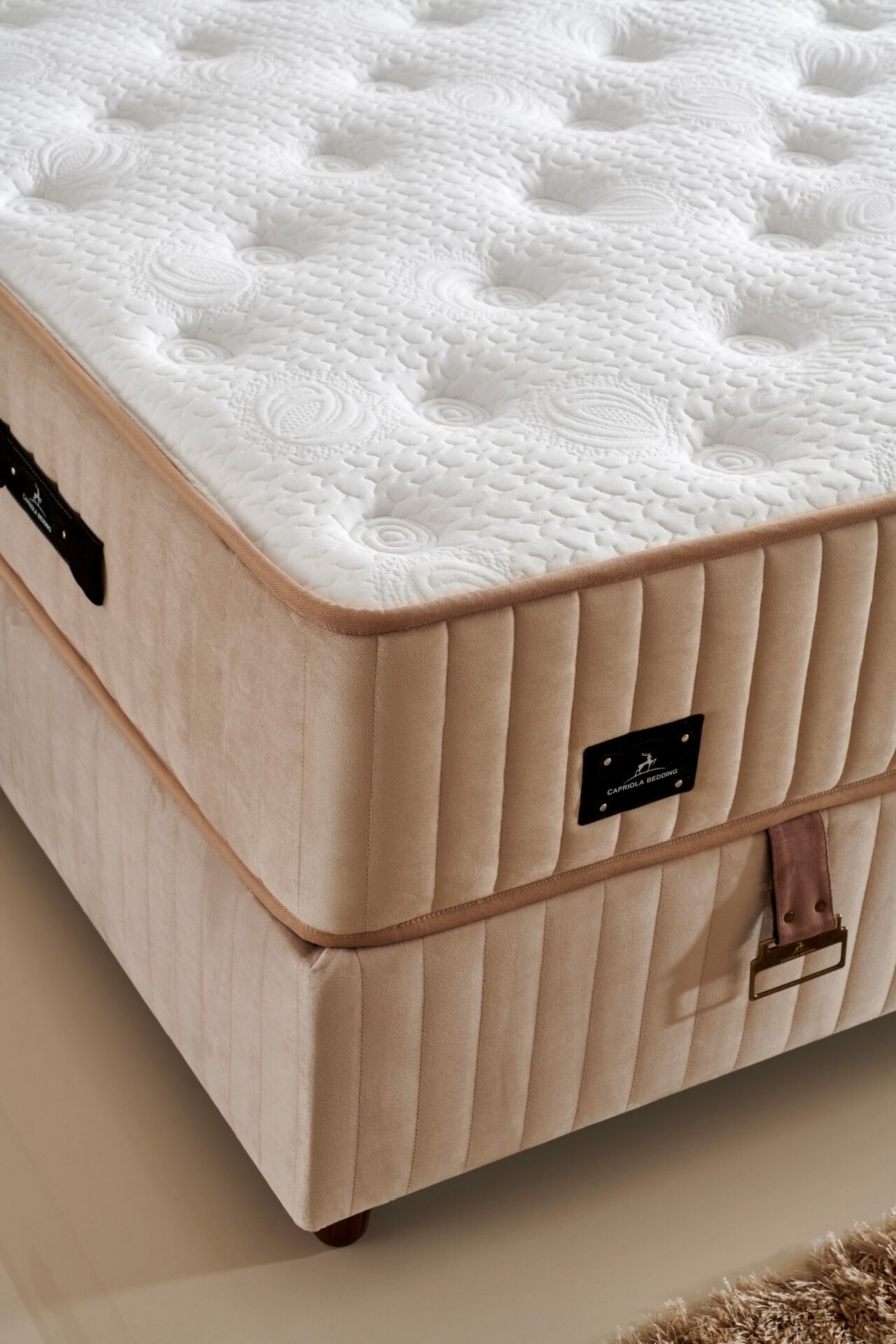 Siena 120x200 Single Mattress, Divan Base, Headboard Set CP1035