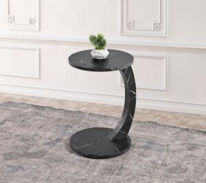 Tembellik Sehpa Siyah Mermer TN0692
