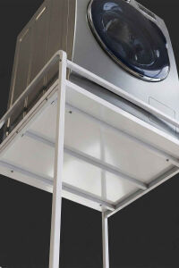 MD Çamaşır Makinesi Rafı Metal Beyaz 66 cm