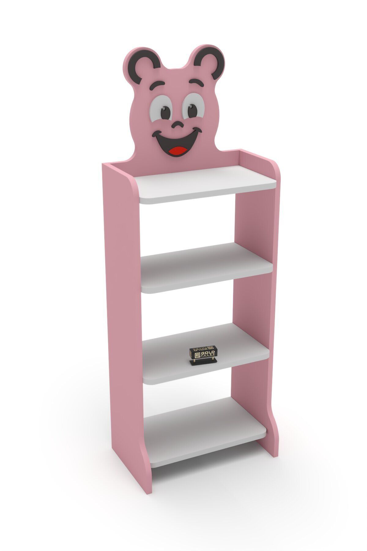 MD Happy Face Children's Bookcase, Pink