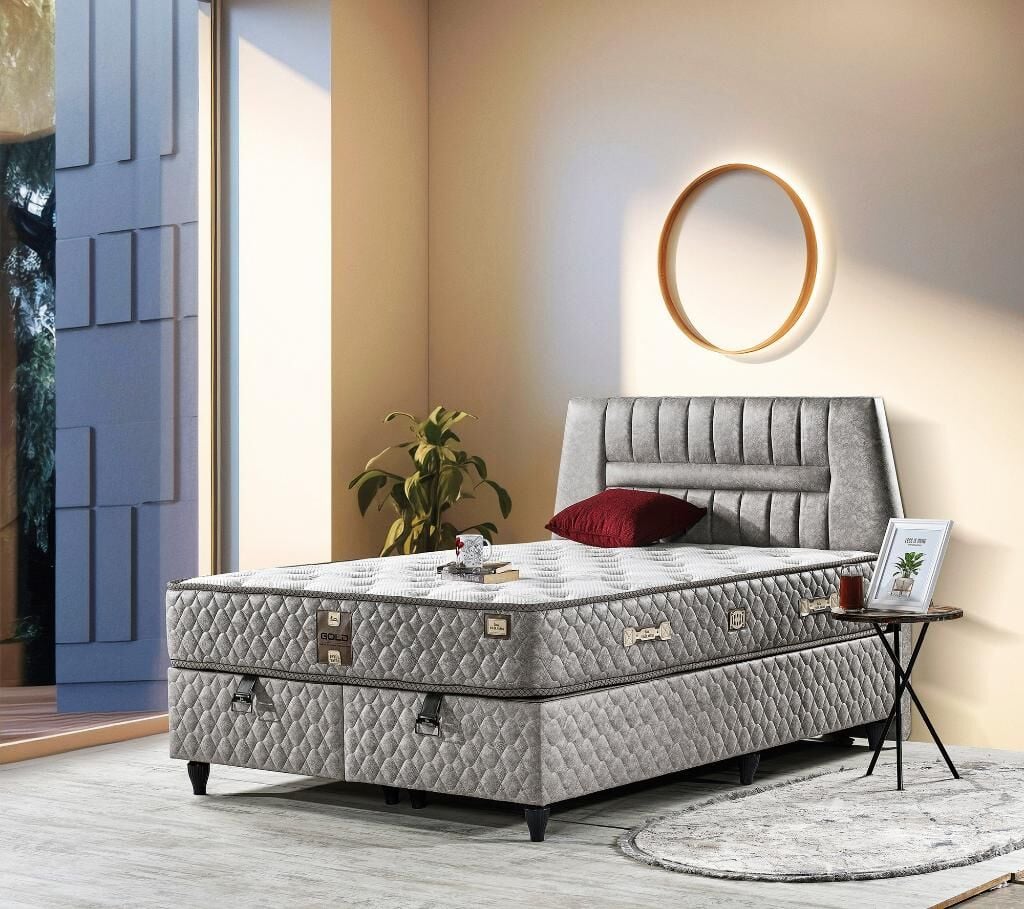 Favori 150X200 Çift Kişilik Yatak, Baza, Başlık Seti EY2014