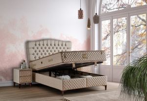 Roleks 160x200 Çift Kişilik Yatak, Baza, Başlık Seti MYB1301