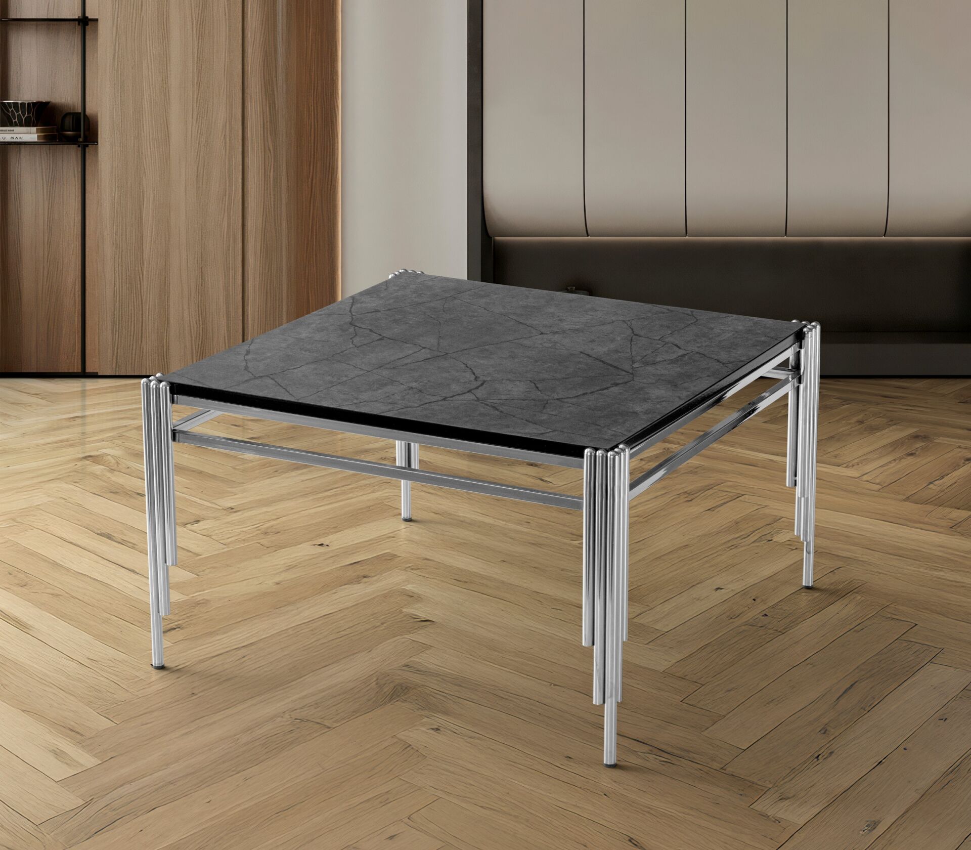 Piyano Kare Orta Sehpa İroni TN0699