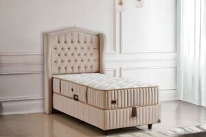 Regina 120x200 Tek Kişilik Yatak, Baza, Başlık Seti CP1036