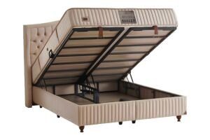 Regina 140x200 Çift Kişilik Yatak, Baza, Başlık Seti CP1036
