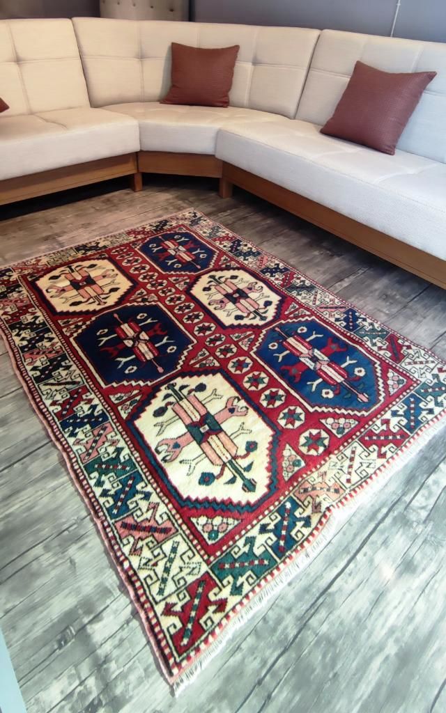 Bergama Kozak Yunta Hand-Woven 145x108 Rug MDH1002