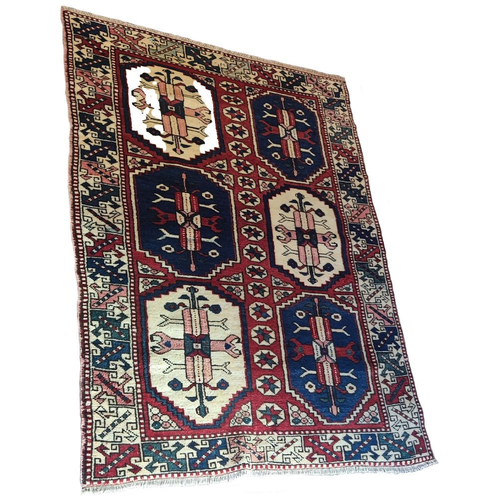 Bergama Kozak Yunta Hand-Woven 145x108 Rug MDH1002