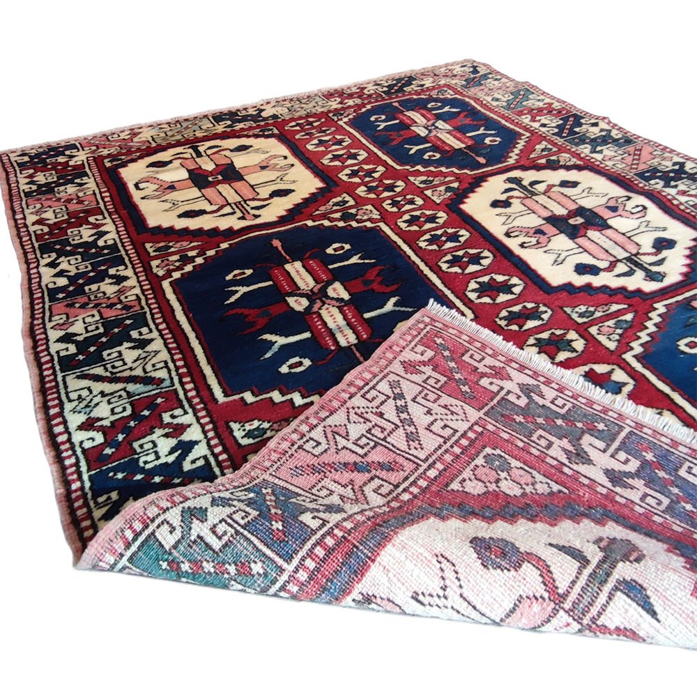 Bergama Kozak Yunta Hand-Woven 145x108 Rug MDH1002