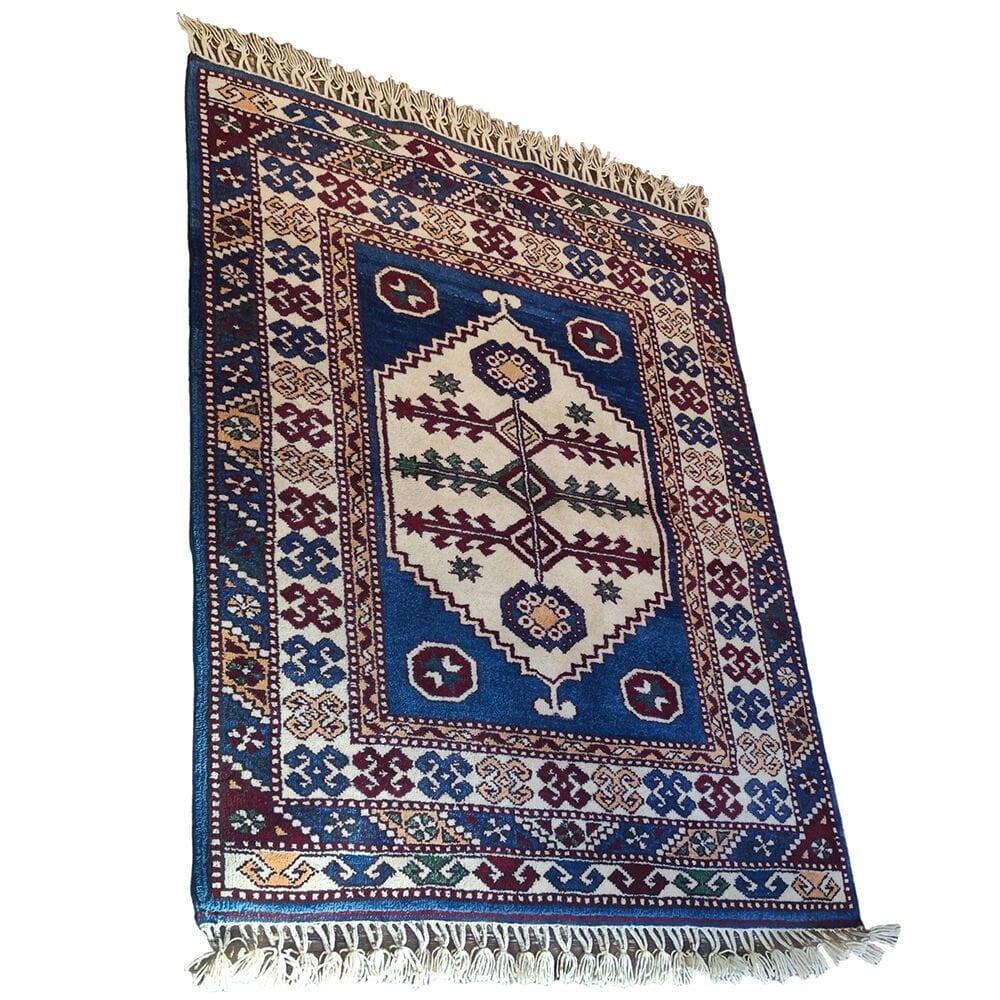 Bergama Woollen Hand-Woven 132x104 Rug MDH1004