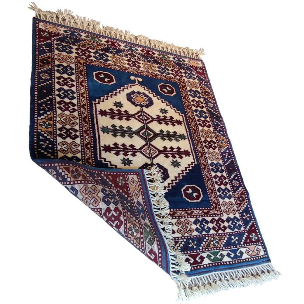Bergama Woollen Hand-Woven 132x104 Rug MDH1004
