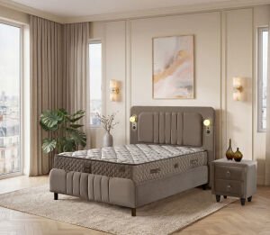 Zer 120x200 Tek Kişilik Yatak, Baza, Başlık Seti EY3003