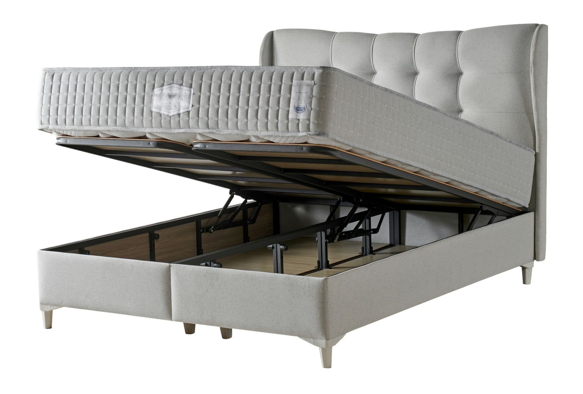 Moonlight 200x200 Çift Kişilik Baza, Başlık Seti CB3413