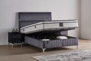Silver 120x200 Tek Kişilik Yatak, Baza, Başlık Seti MYB1303