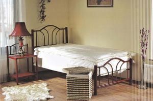 Bella Metal Karyola 180x200 ARM146 Bordo