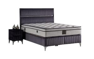 Silver 150x200 Çift Kişilik Yatak, Baza, Başlık Seti MYB1303